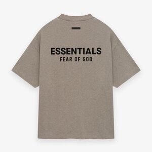Fear of God Essentials Short Sleeve Tee in Taupe OVERSIZED